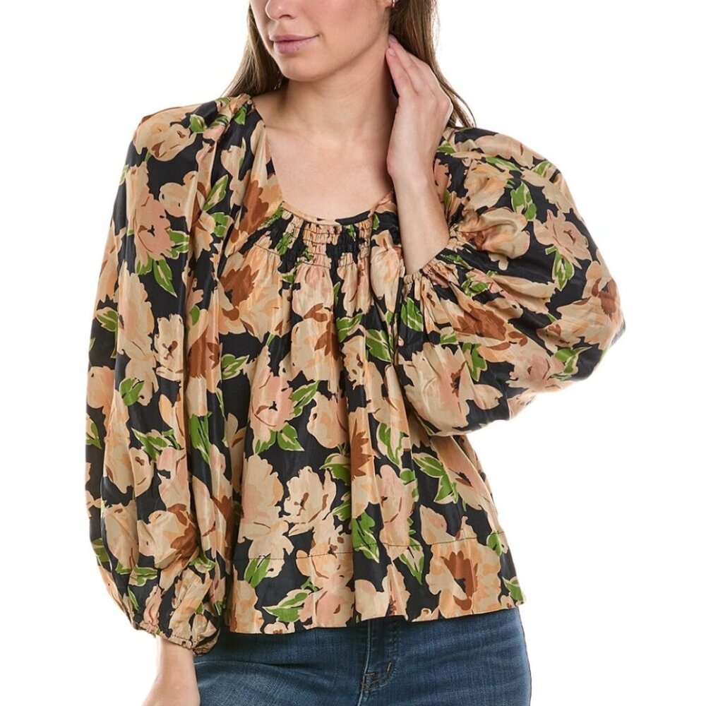 The Great Magpie Silk Top
